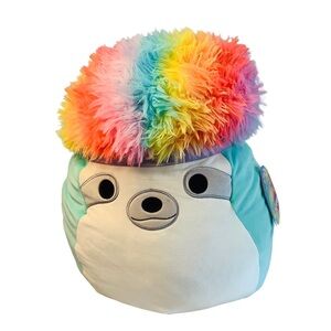 SQUISHMALLOW Sloth 16” Aqua the Sloth Squish-Doos NWT